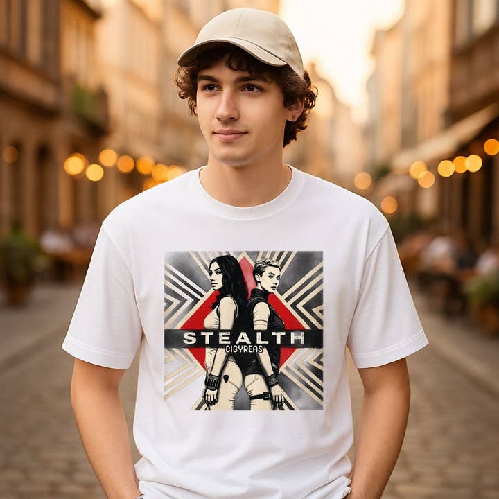 Hvid tegnet T-shirt for engroshandel hos fabrica personalizacion