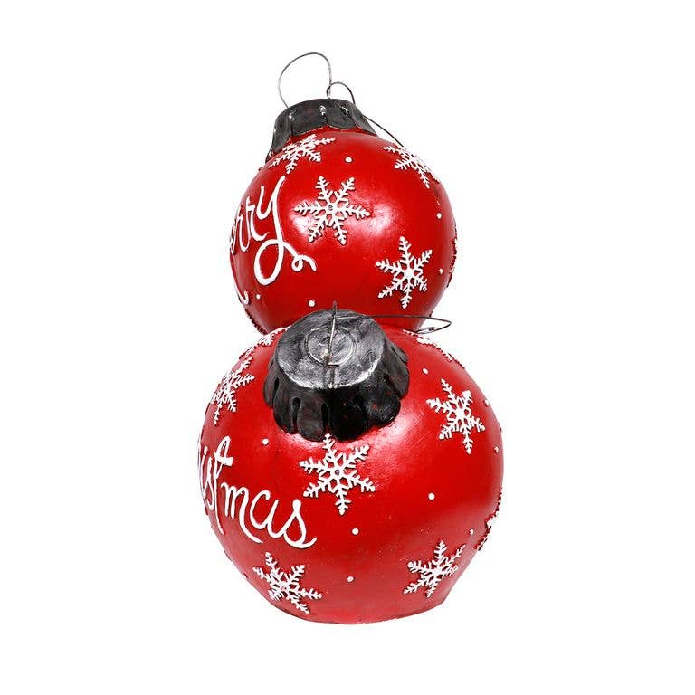 Alpine Corporation - Wholesale Christmas Decoration - Alpine Merry Christmas Ornaments w Color Changing LED Lights10