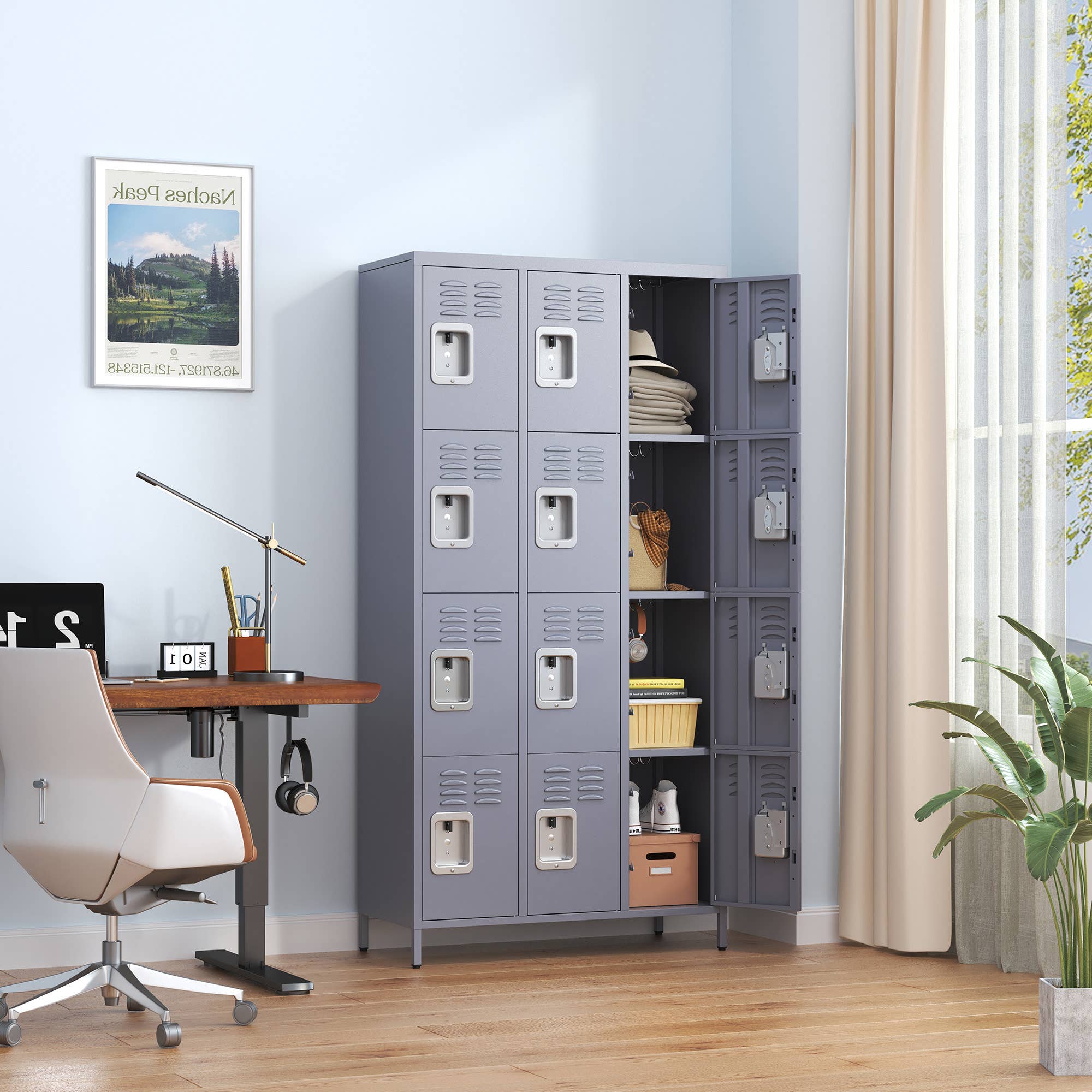 39F Inc. - Wholesale Cabinet - 72inH Storage Lockers for Employees,Home,Gym,School,Garage14