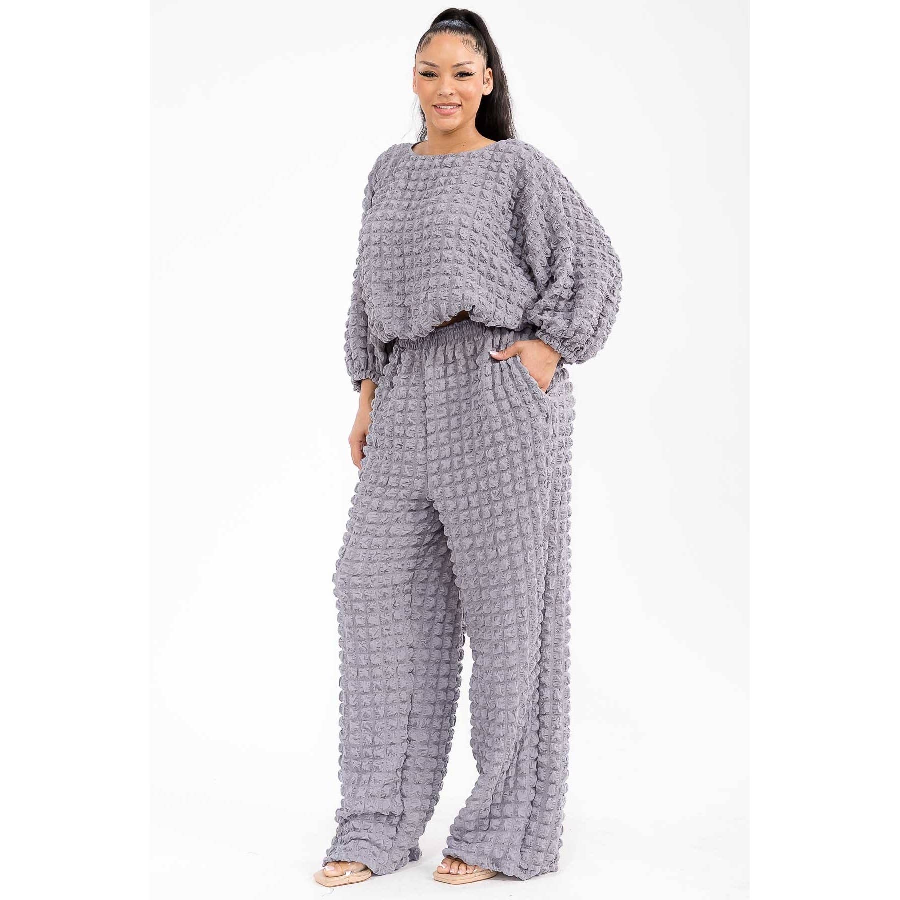DORCAS - Vente Ensemble haut et pantalon (PAS d'intérieur) - Femme - Ensemble Deux Pièces Bubble6