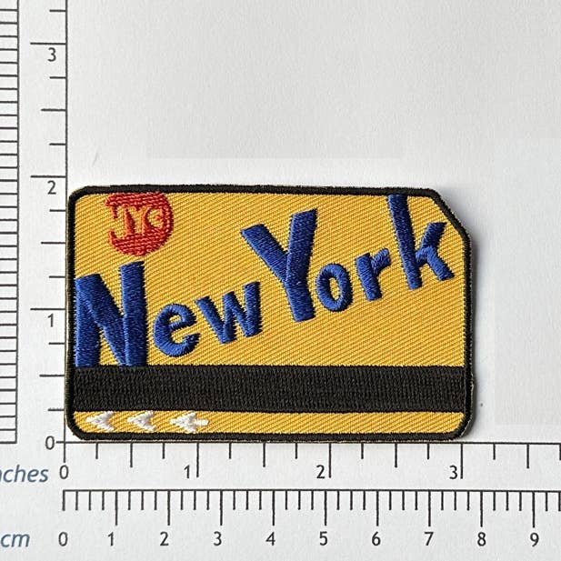 Made by Nilina - Wholesale Patch - New York City Metrocard Iron On Patch - NY Subway Souvenir1