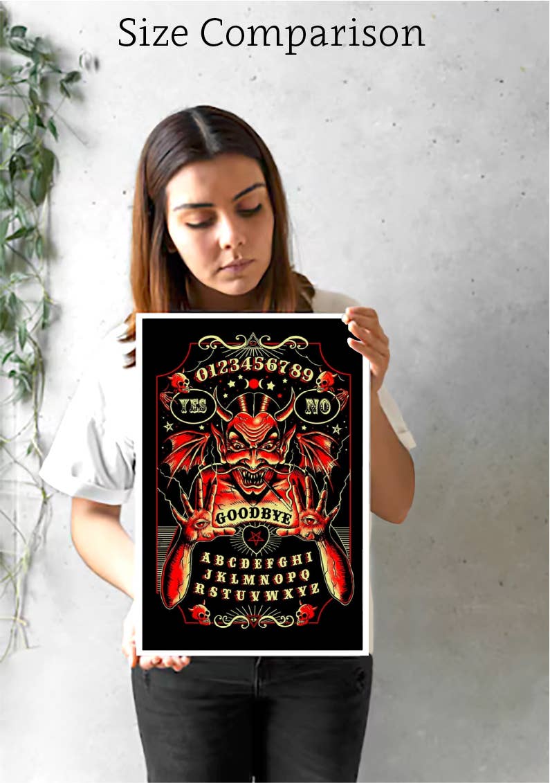 Black Market Art - Wholesale Art Print - Devil Spirit Board - Art Print4