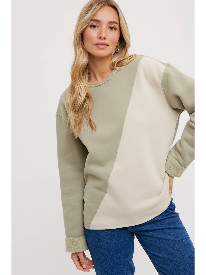 Bluivy - Vendita all'ingrosso Felpa - Donna - FELPE COLOR BLOCK12