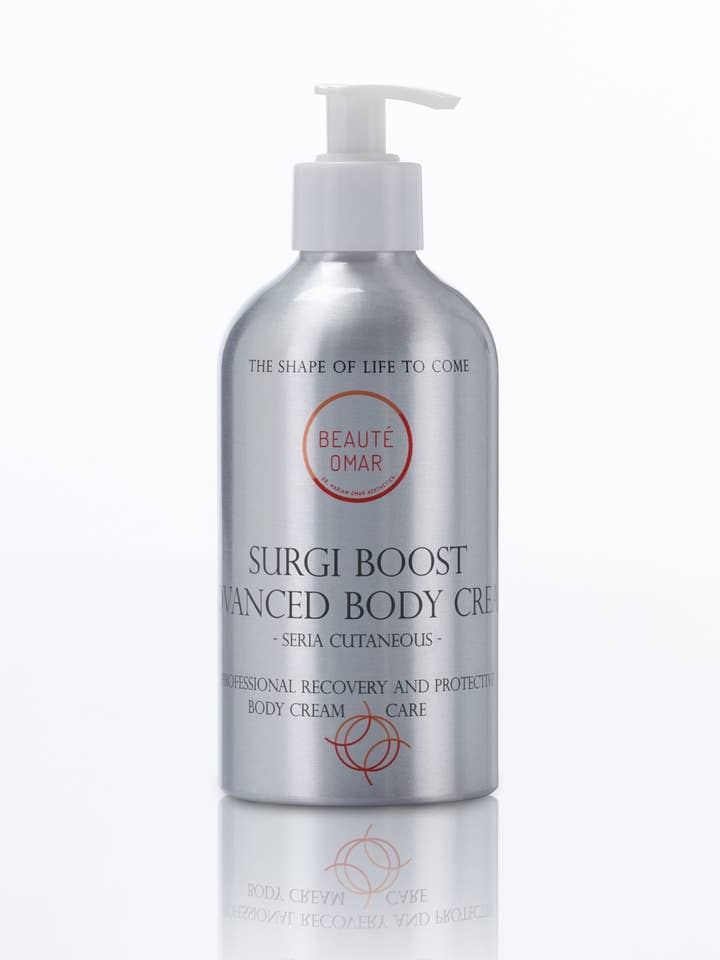 Surgi Boost Advanced Body Cream for wholesale by BEAUTÉ OMAR Dr. Mariam Omar Aesthetics