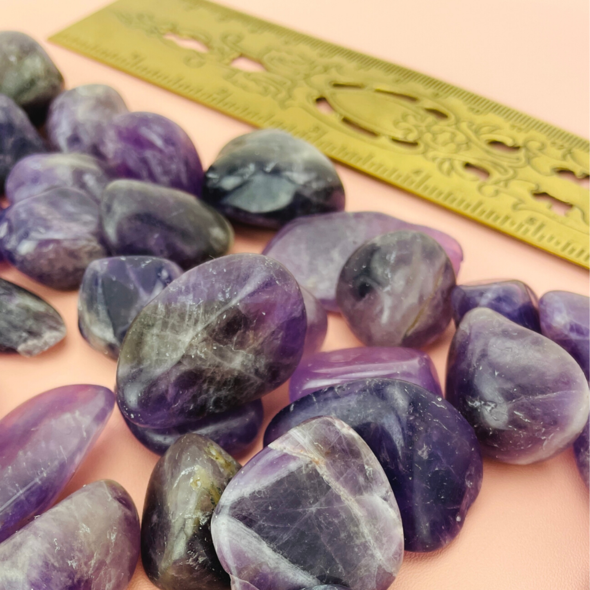 Sow the Magic - Wholesale Spiritual Stone/Crystal - Tumbled Gemstones Loose Crystals - Amethyst, Rose Quartz, +2