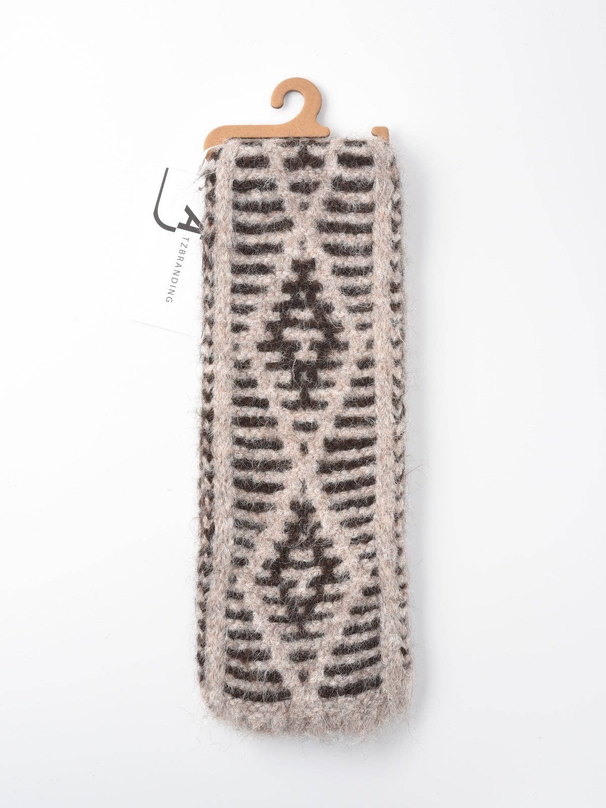 Funkyrel® Atzbranding Limited - Wholesale Scarf - Women's - Scarvii - Two-Tone Knitted Scarf with Slip-Through Design21