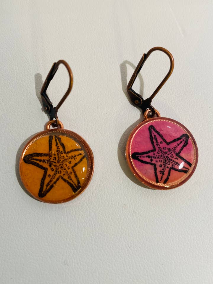 Repurposed Penny Earrings for wholesale by Charlene Hall Designs