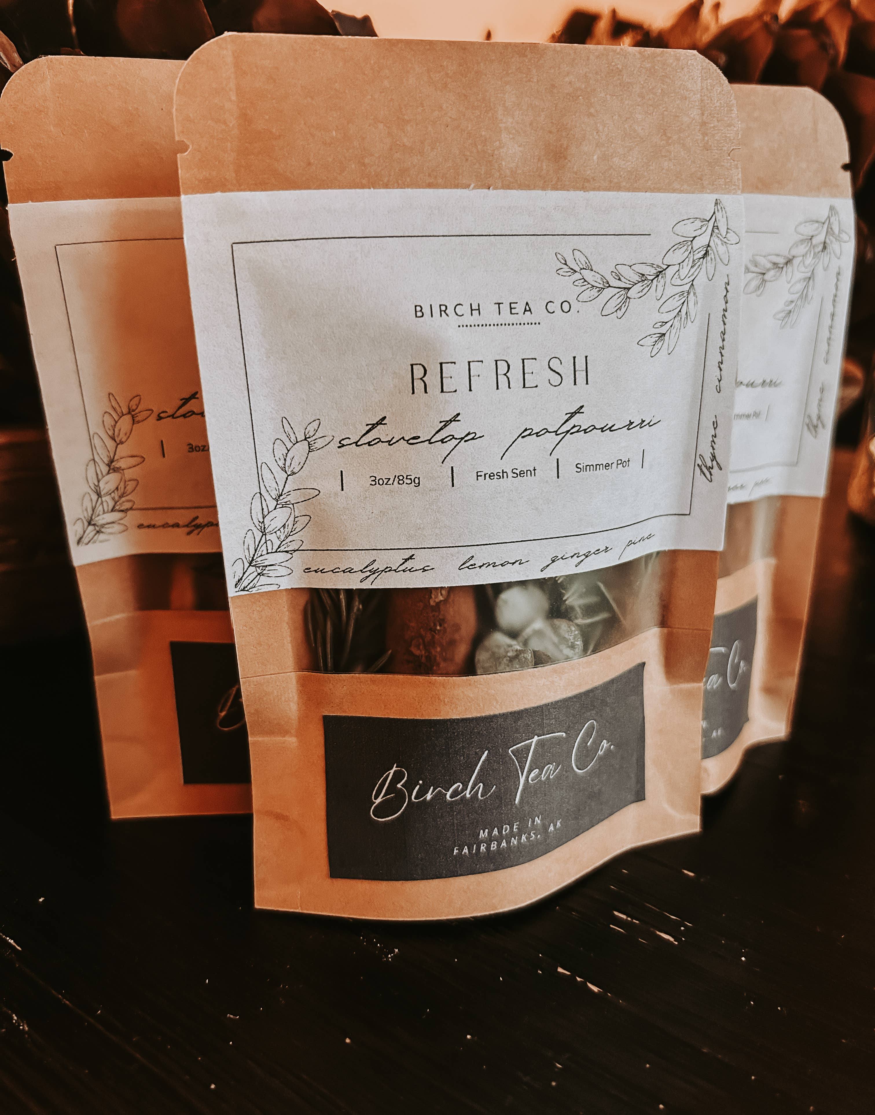 Birch Tea Co. - Wholesale Potpourri - Refresh Potpourri Stovetop Kit nostalgic home fragrance9