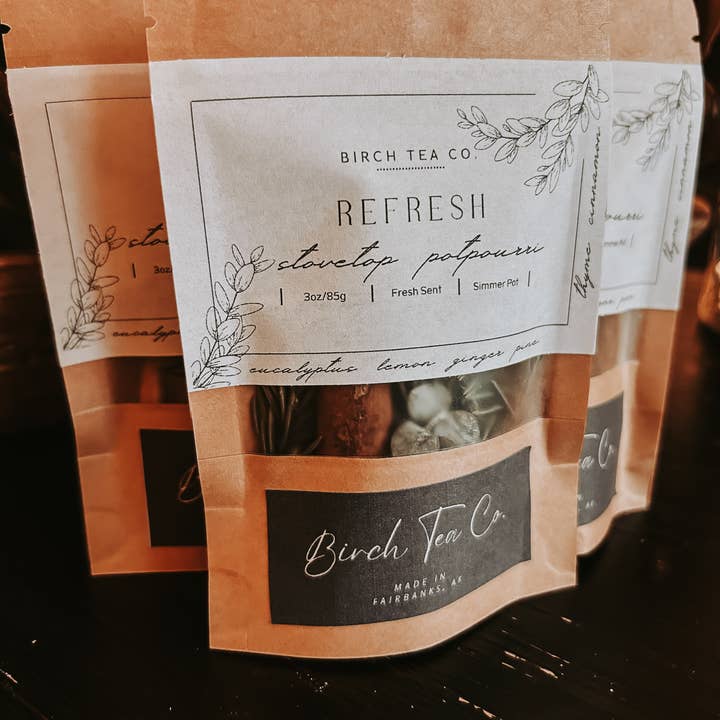 Birch Tea Co. - Wholesale Potpourri - Refresh Potpourri Stovetop Kit nostalgic home fragrance9