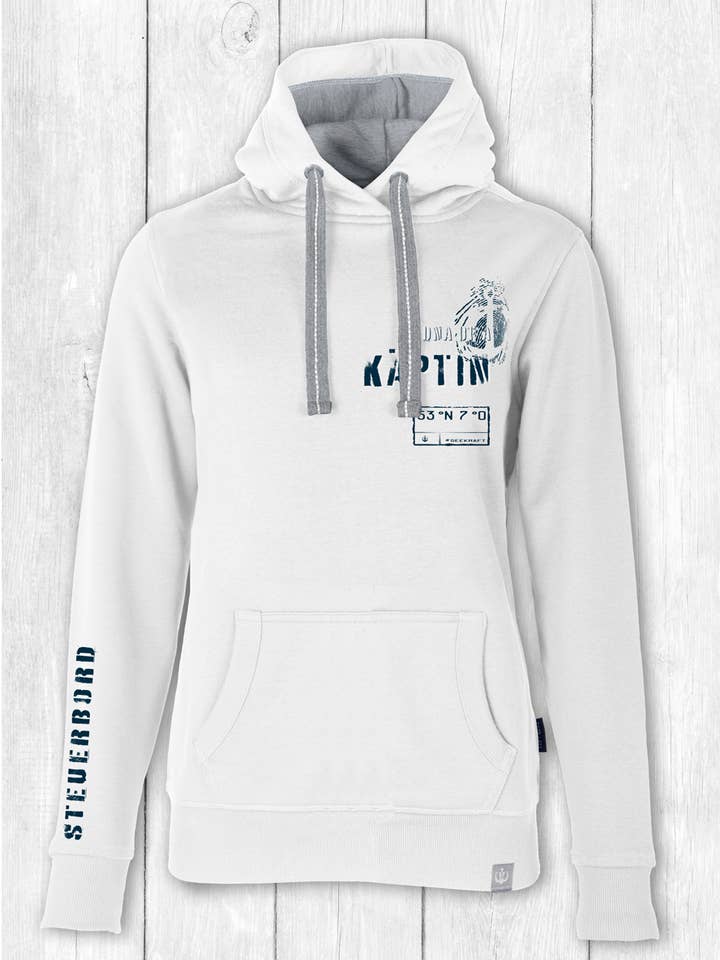 Hættetrøje Alex „CAPTAIN“ — OFFWHITE for engroshandel hos SEEKRAFT