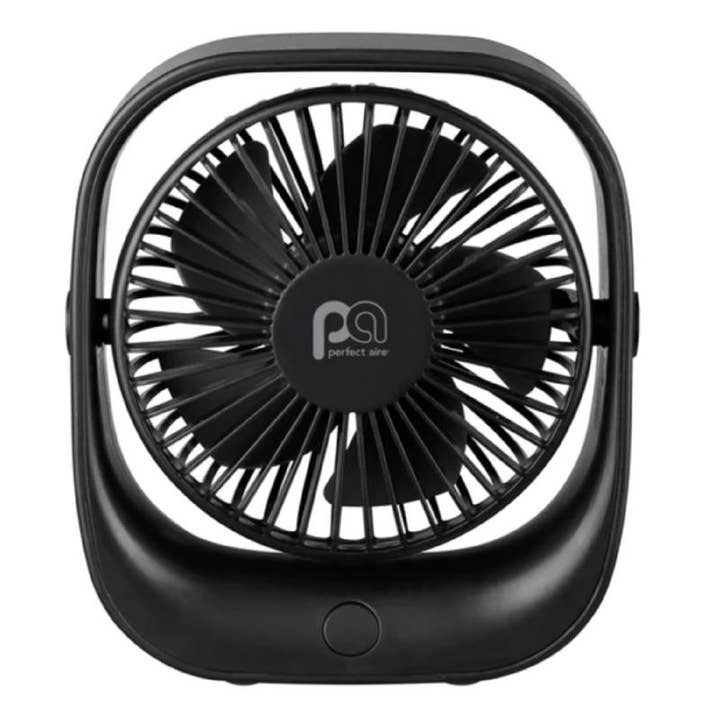 Everyday Supply Co - Wholesale Handheld Electric Fan - Perfect Aire 3-Speed USB Fan, 5.75"H x 5"D