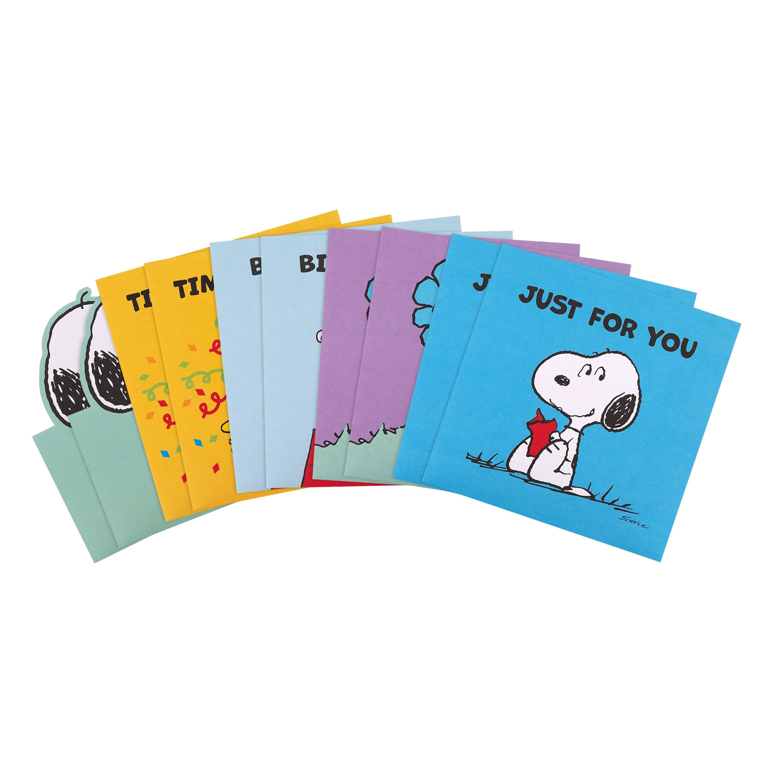 Hallmark - Wholesale Birthday Card - Greeting Cards Multipack - 10 PEANUTS™ SNOOPY Designs4