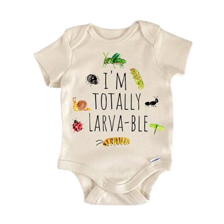 Love Bug Lady Bug Caterpillar Cricket - Baby Boy Girl Clothes Infant Bodysuit Funny for wholesale by North Fork Forager LLC