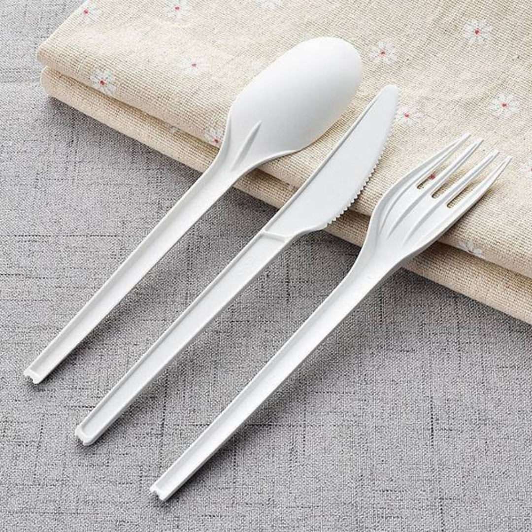 EcoQuality – wholesale Assorted cutlery set – Compostable Eco Friendly Cutlery 6.5 inch - CPLA Heat Resist4