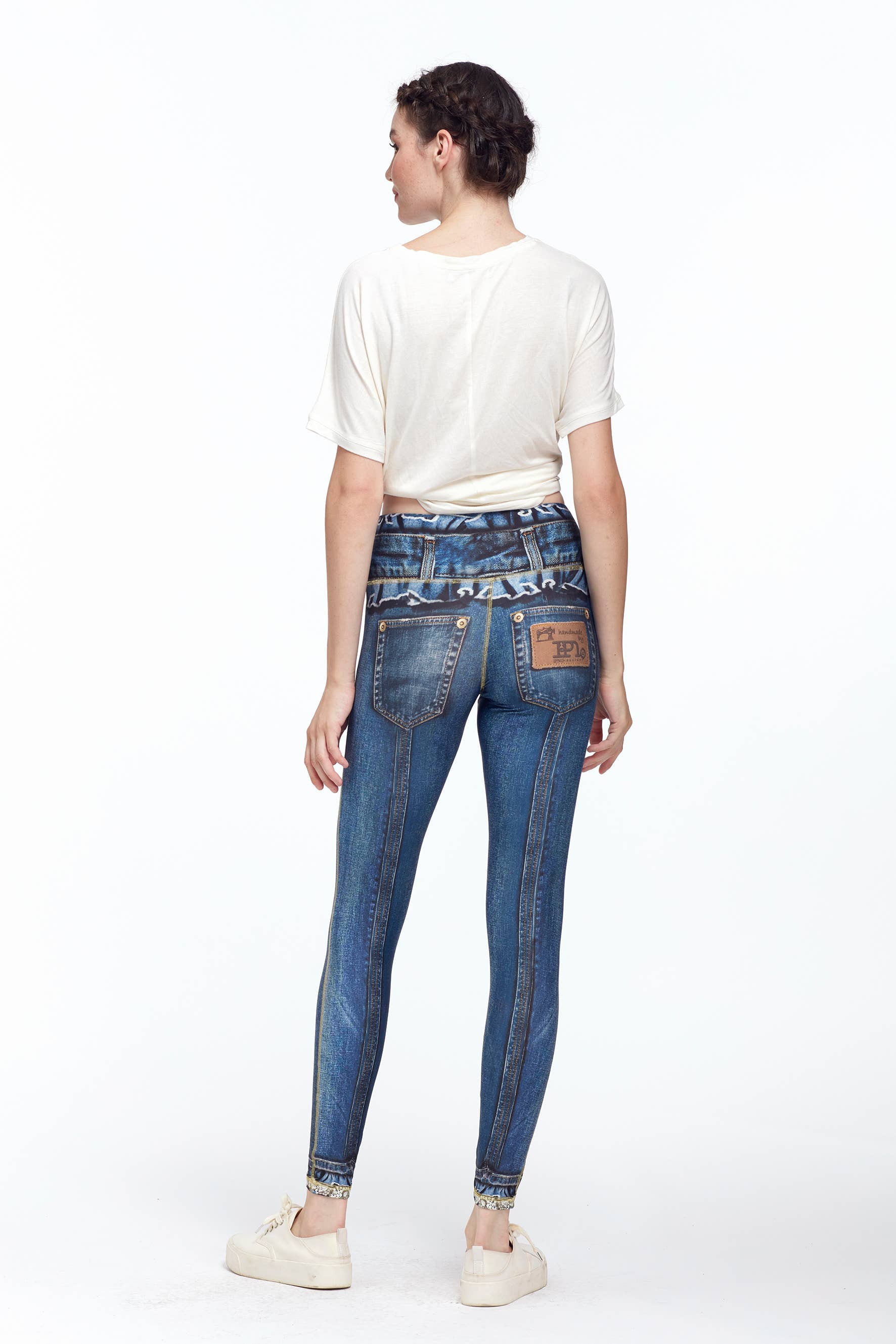 IPNG Design - Wholesale Fashion Leggings - Women's - Denim Print Leggings Sezar - Basic17