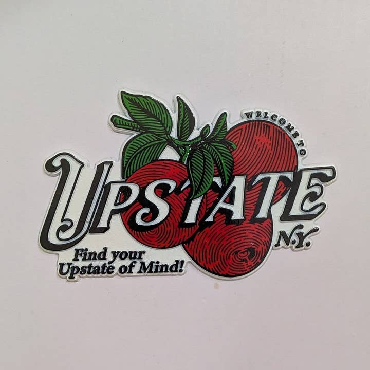 Welcome To Upstate - Truck Stop Magnet for wholesale by Compas Life - Upstate of Mind
