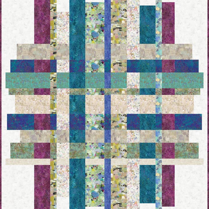 The Whimsical Workshop – wholesale Quilt – Urban Paint Pieced Quilt Pattern