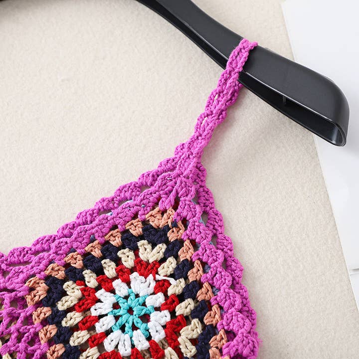Funkyrel® Atzbranding Limited - Wholesale Camisole - Women's - Crosa - Handmade Bohemian Crochet Design Camisole