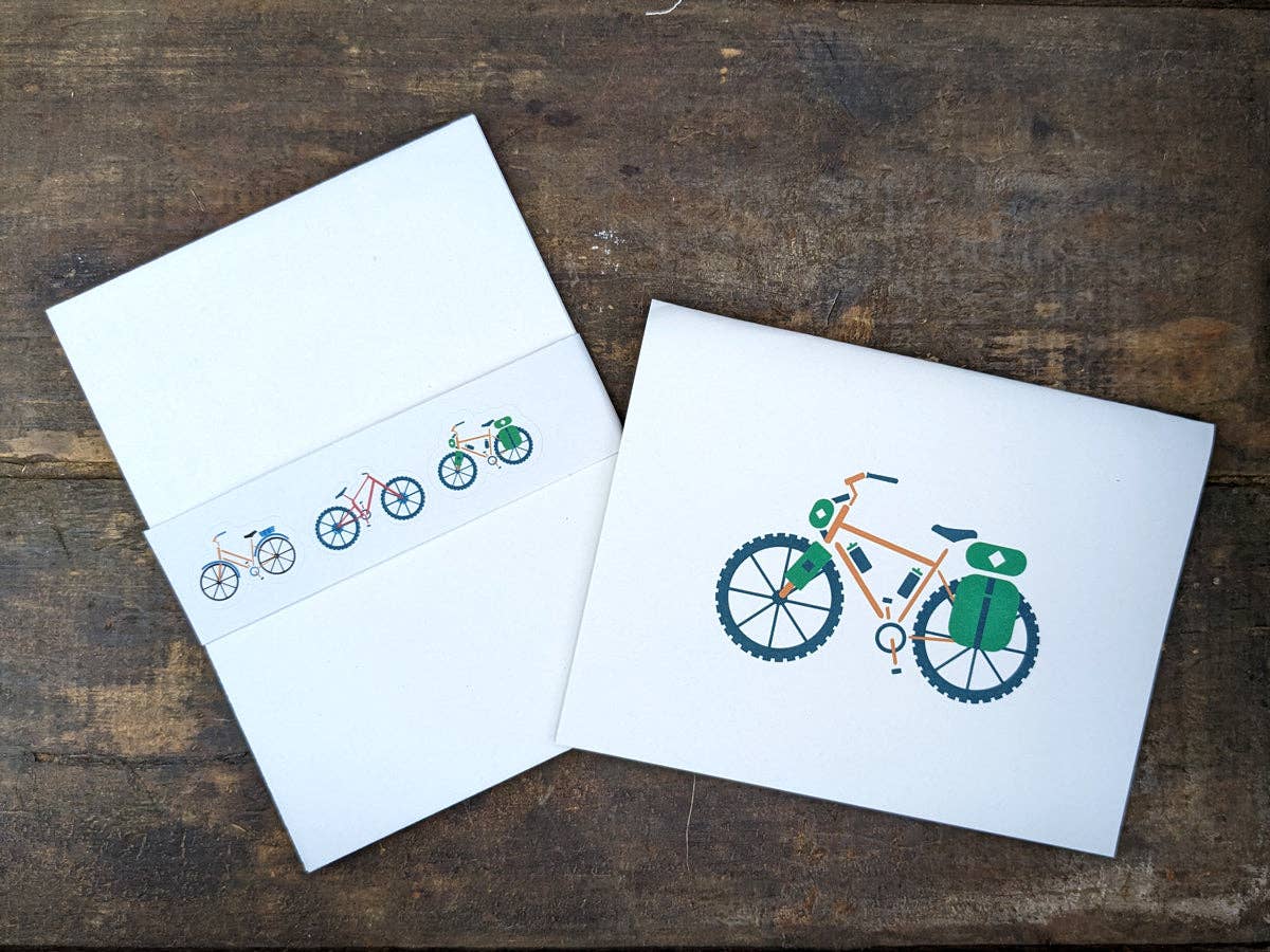 Soijen Illustrations - Wholesale Everyday Greeting Card - Bicicleta | Bike Adventure | Assorted Greeting Card Set7