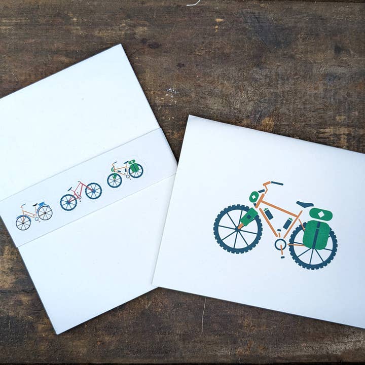 Soijen Illustrations - Wholesale Everyday Greeting Card - Bicicleta | Bike Adventure | Assorted Greeting Card Set7