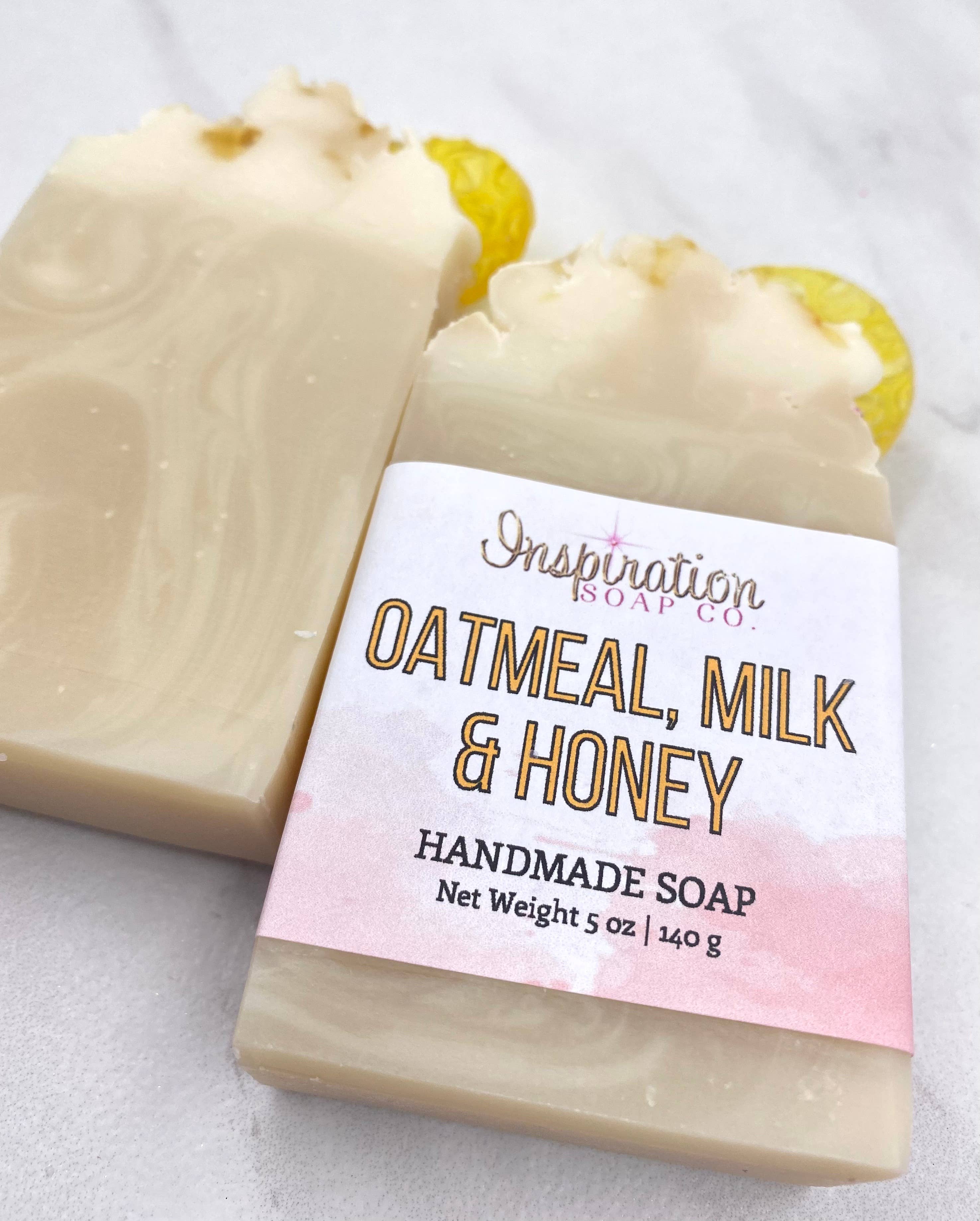 Inspiration Soap Co. - Wholesale Bar Soap - Oatmeal, Milk & Honey Soap | Canadian Handmade Soap0