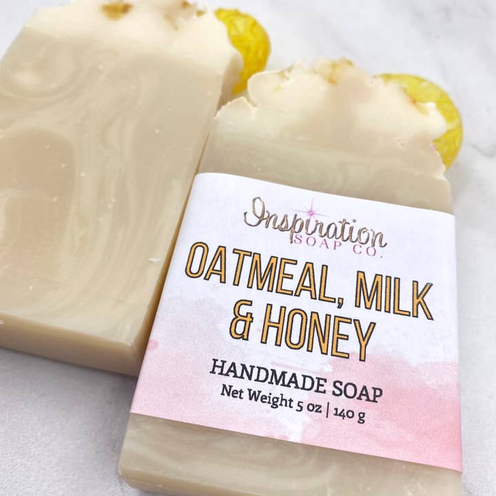 Inspiration Soap Co. - Wholesale Bar Soap - Oatmeal, Milk & Honey Soap | Canadian Handmade Soap