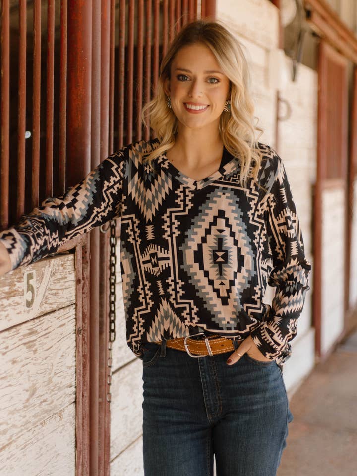 Sterling Kreek - Wholesale Blouse - Women's - Ashwood Trail Top3