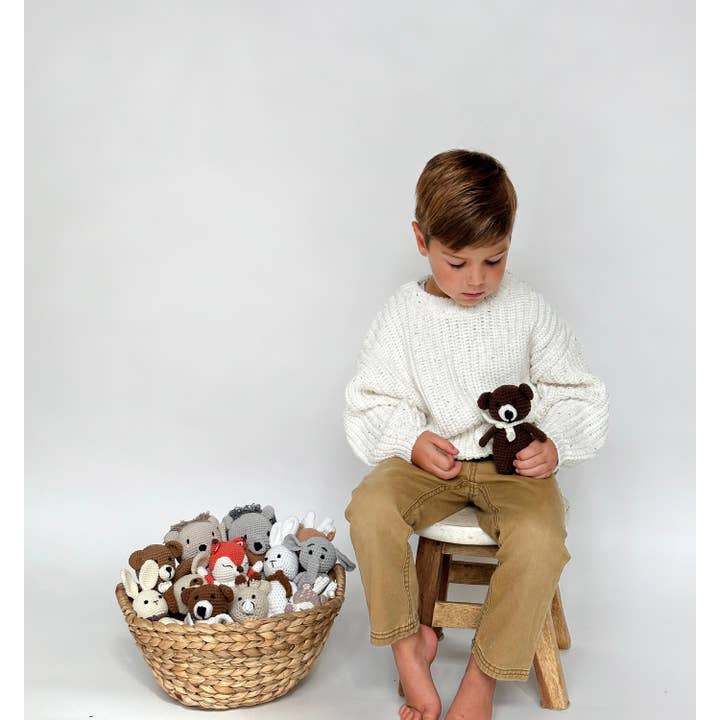 OLIVE & CRADLE – Engroshandel Plyslegetøj - Børn og baby – Mini hæklede dyr6