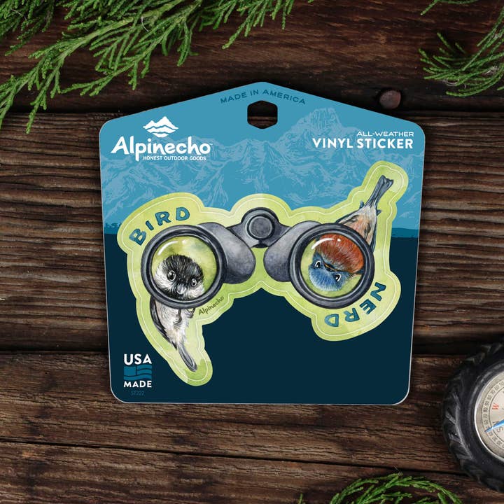 Alpinecho - Wholesale Sticker - Bird Nerd Sticker1