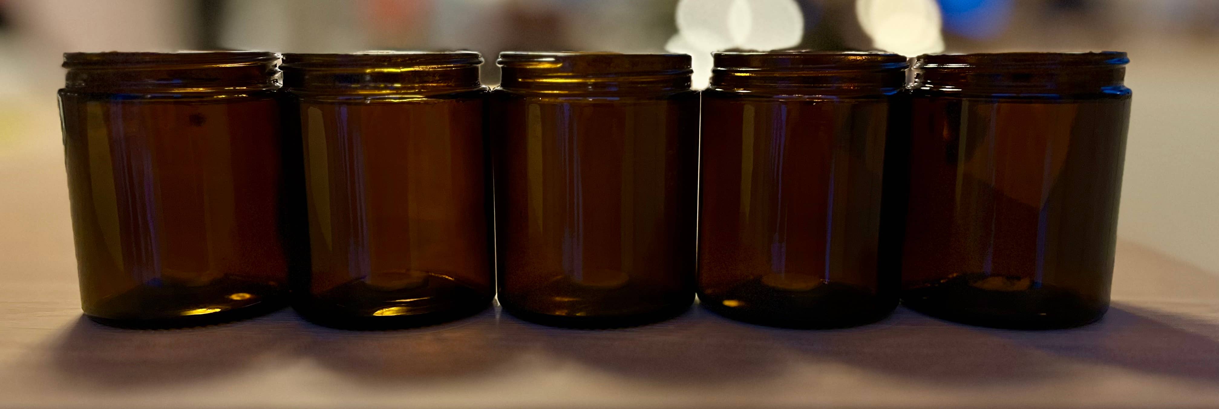 angar - Wholesale Jar/Filled Candle - White label candle, amber jar, scented soy wax candle7