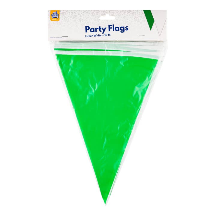 PD Party - Wholesale Party Sign/Banner - Party Flag PE - Green White1