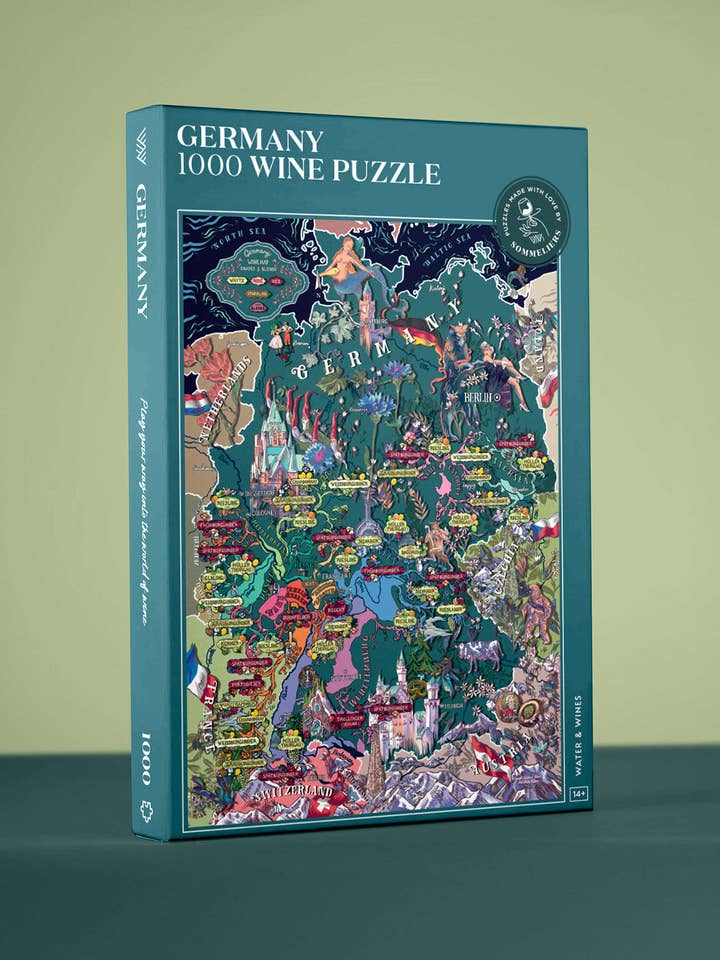 Germany Wine Puzzle for wholesale by Water & Wines US