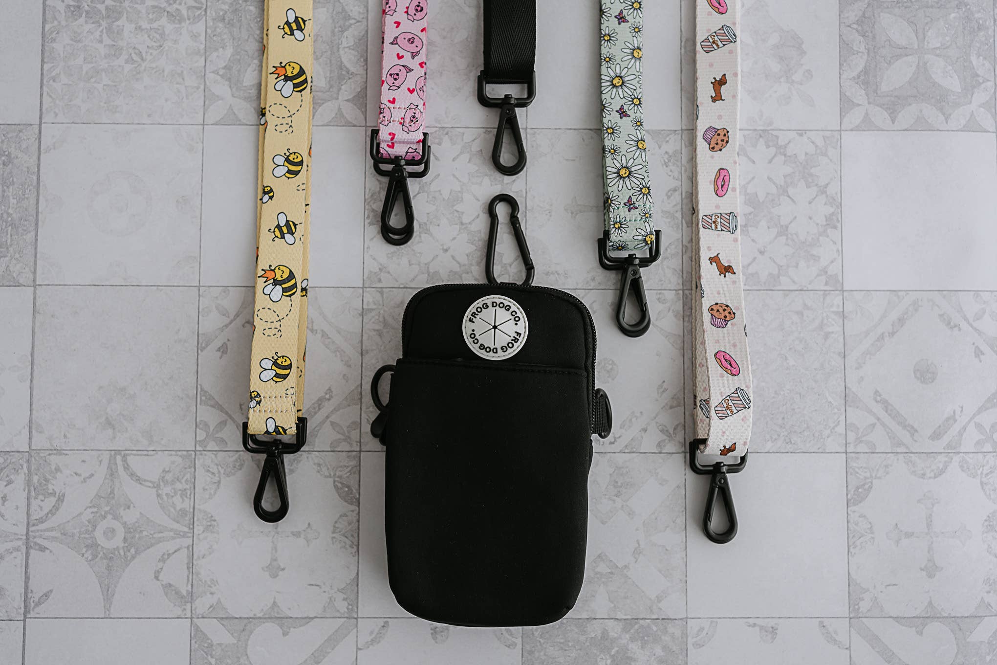 FROG DOG CO. - Wholesale Crossbodytas - Dames - FROG DOG CO. Crossbody-hondentas - geheel zwart6