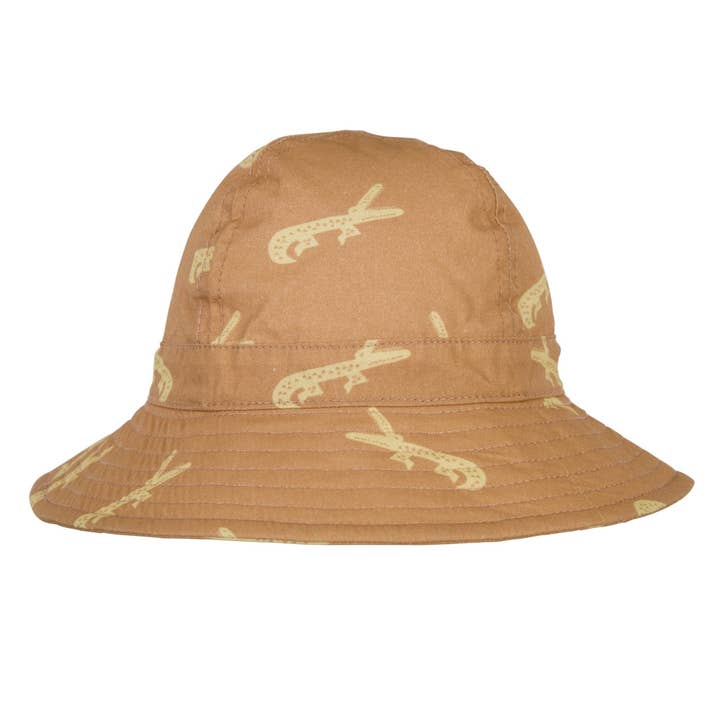 Crocodile Wide Brim Infant Sunhat for wholesale by Acorn Kids