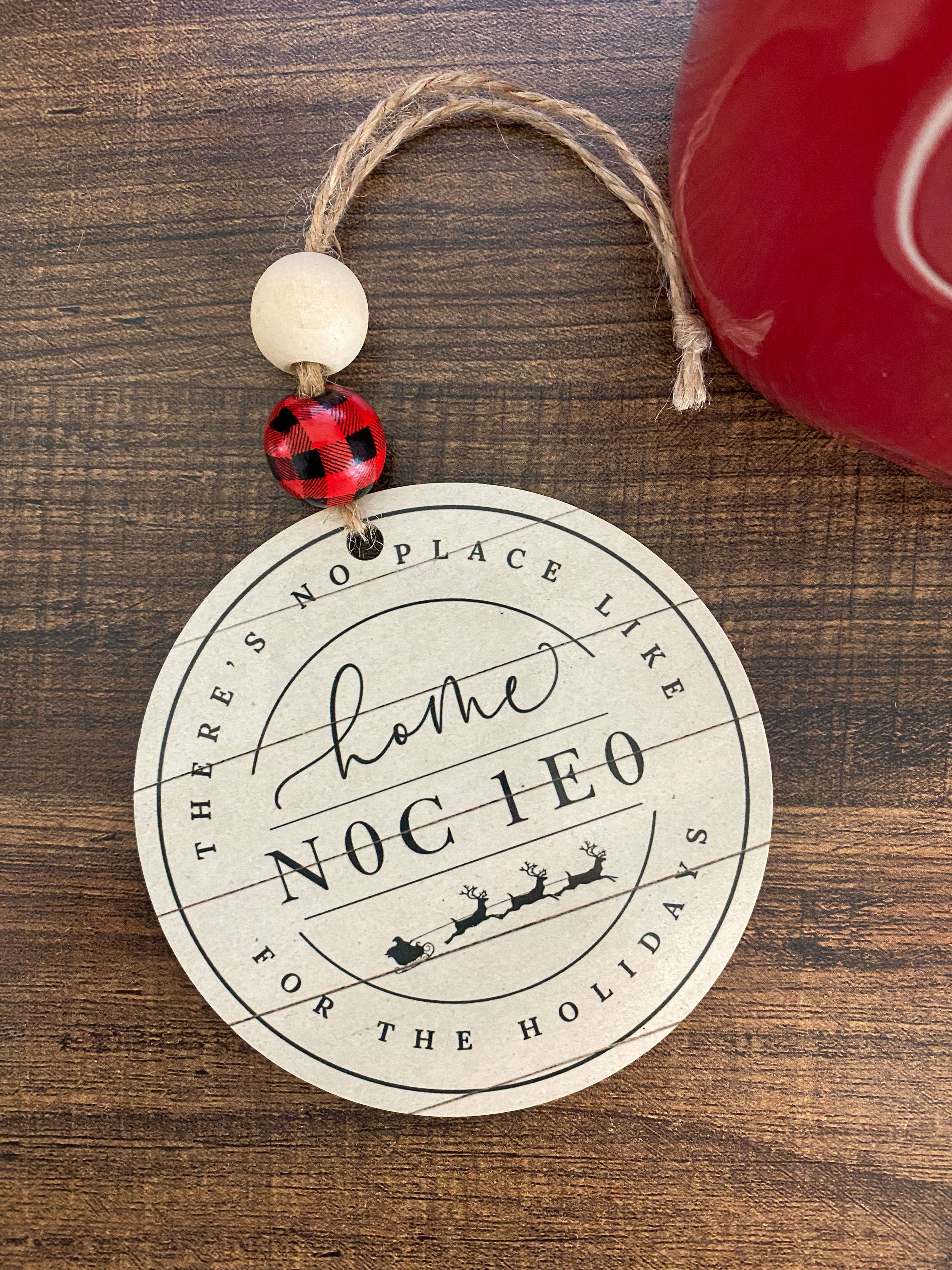 coco+bie designs - Wholesale Ornament - Custom Zip Code Ornament - Home For The Holidays Ornament3