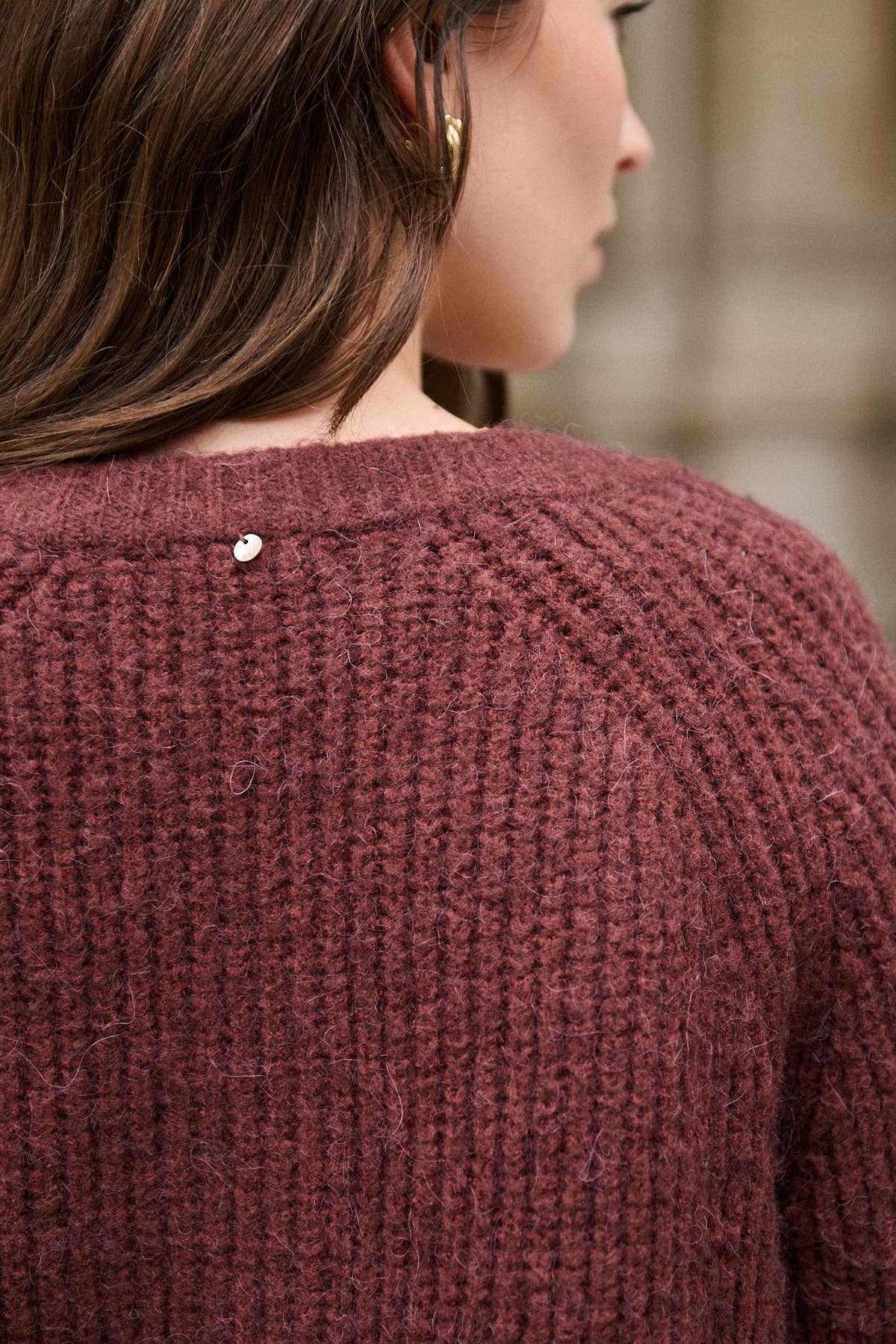 Nathael Paris - Wholesale Knit Sweater - Women's - Loose alpaca and wool sweater3