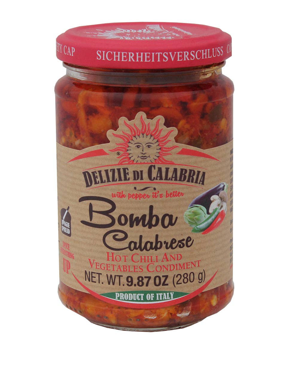 M5 Corporation - Wholesale Sauce - Bomba Calabrese - 9.87oz (280gm)