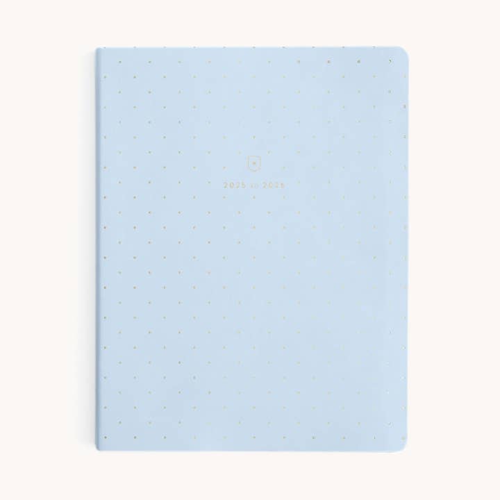 2025-2026 Bookbound Weekly Dapperdesk Planner - Carolina Dot for wholesale by Simplified by Emily Ley