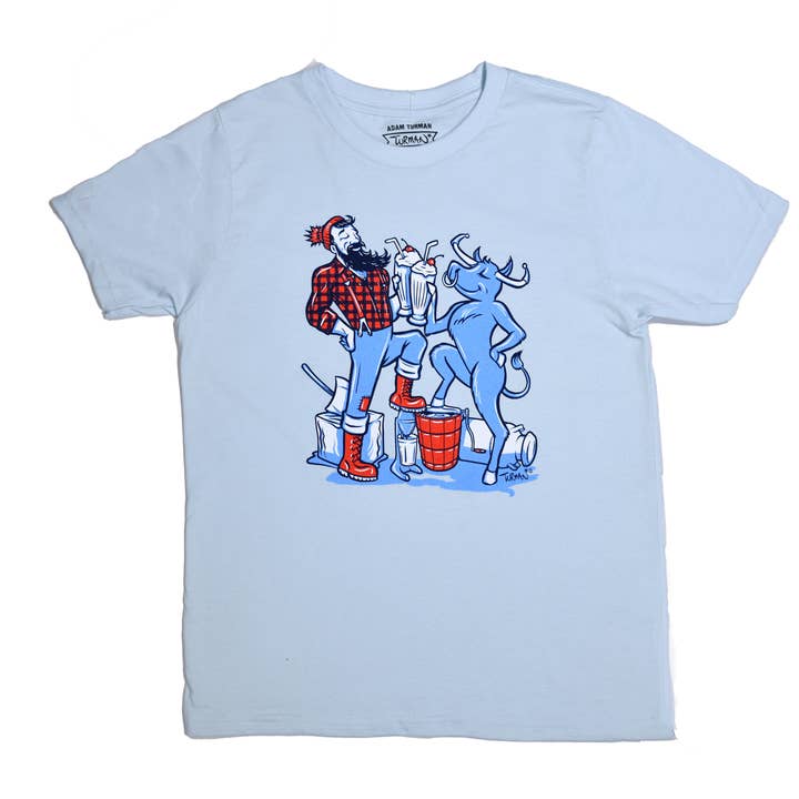 Paul & Babe T-shirt Jeunesse Milkshake Santé ! pour la vente par Adam Turman Artwork Co