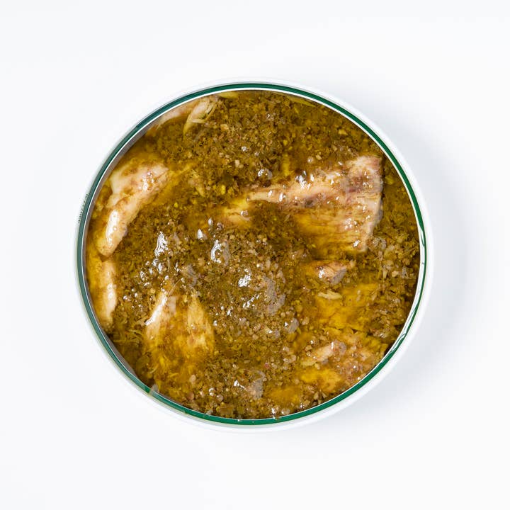 La Curiosa - Wholesale Tinned Fish - Tuna belly with pesto1