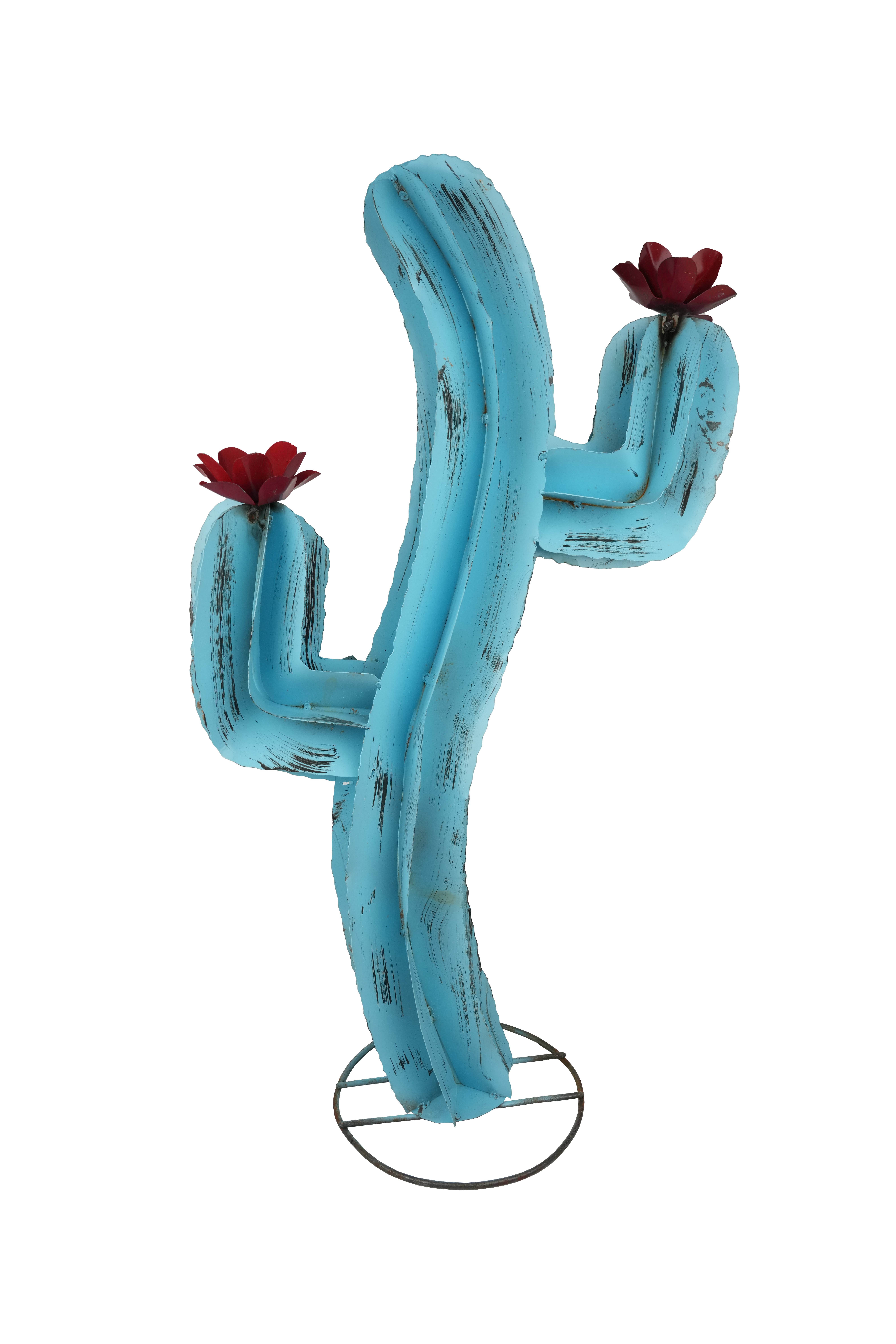 My Amigos Imports – Engroshandel Bordpynt – Curvy Cactus Kaktus-24Wx9Dx34H tommer-Tre farver-Large0