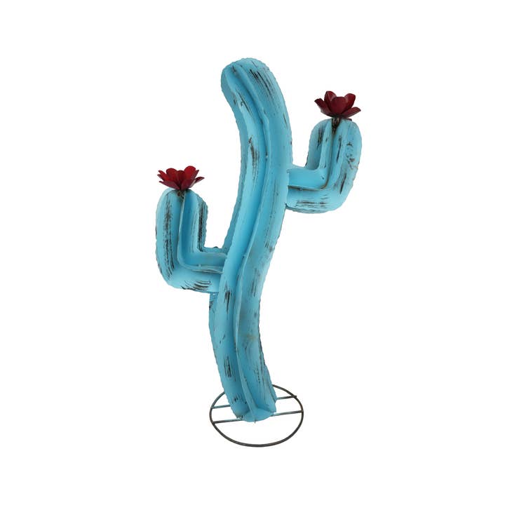 My Amigos Imports - Wholesale Decorative Tabletop Object - Curvy Cactus Cactus-24Wx9Dx34H inches-Three Colors-Large0