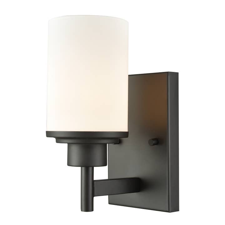 Belmar 9'' Hoge 1-Lichts Wandlamp - Oliegewreven Brons voor wholesale door Atlas Lighting and Home