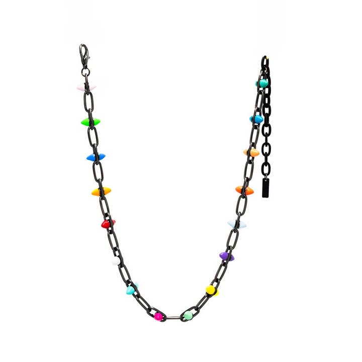 TOVA - Venta al por mayor Collares con colgantes/abalorios - Collar Ivey en arcoíris