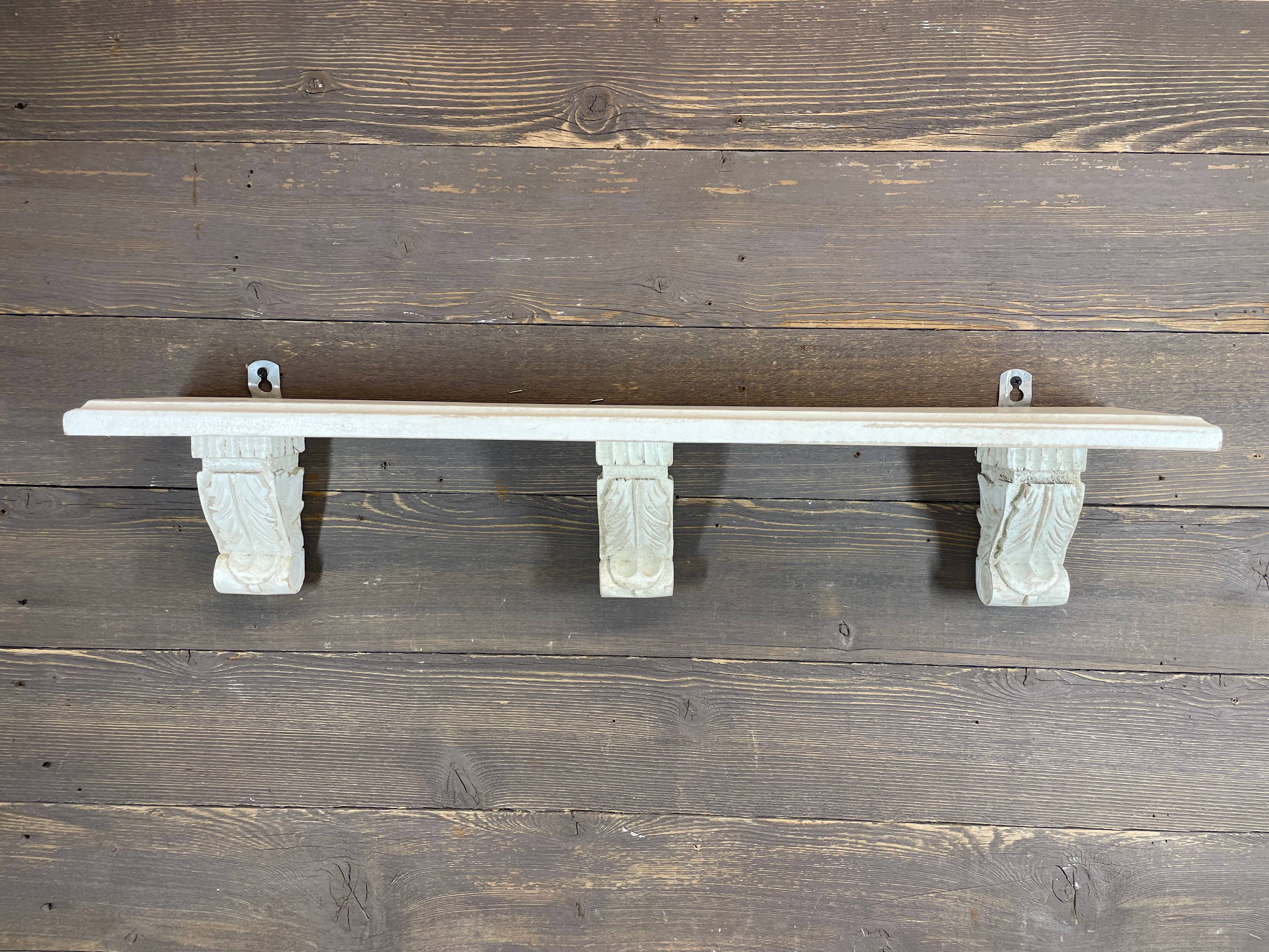 My Amigos Imports - Wholesale Wall Mounted Shelf - CLEARANCE-Calera-Farmhouse-Shelf-Corbels-29x7x5-Calera--$20