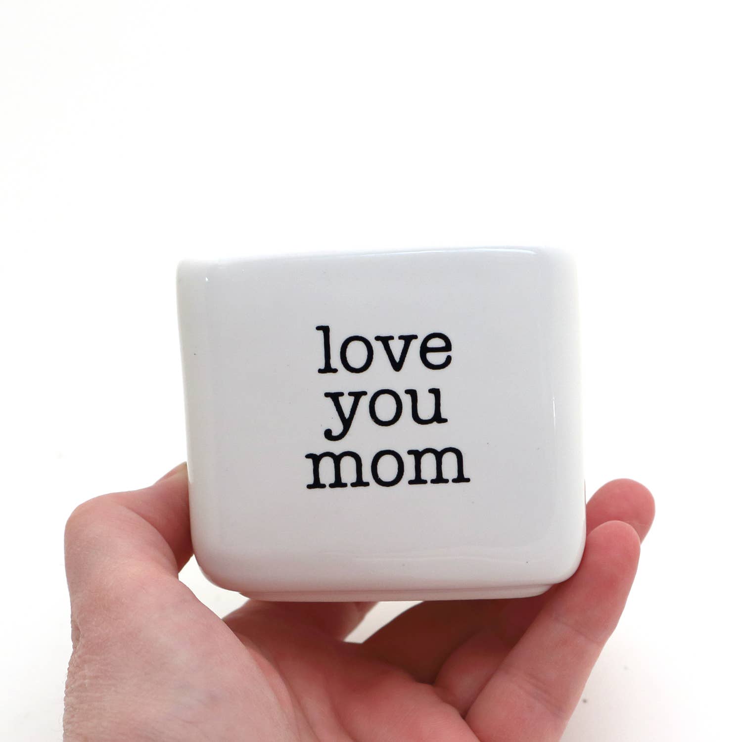 Lenny Mud – wholesale Plant pot – Love you mom, mini planter or succulent pot. Mother's Day1