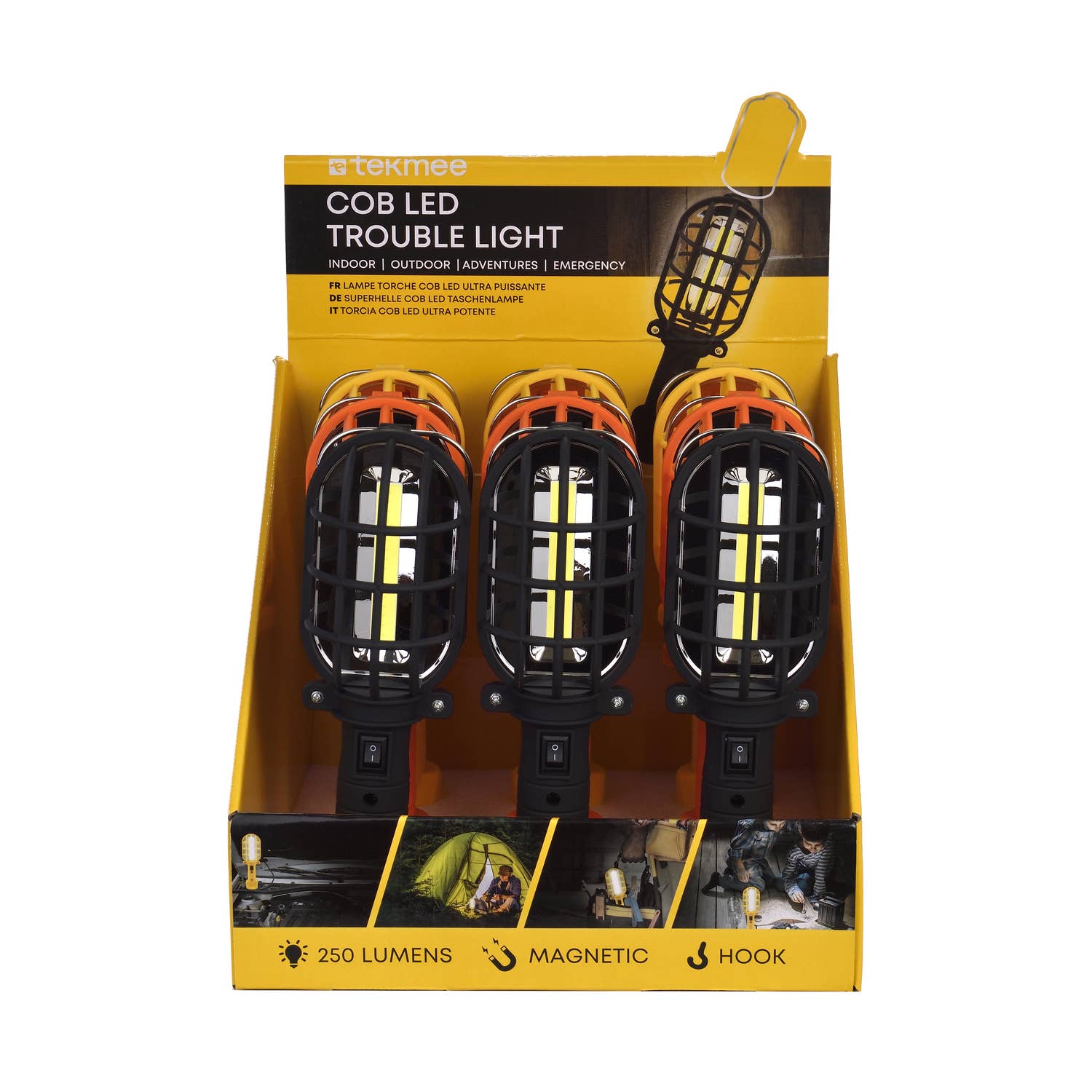 Tekmee – wholesale Ficklampa – 250 lumen Ultra kraftfull COB LED-ficklampa - Ultra Prat1