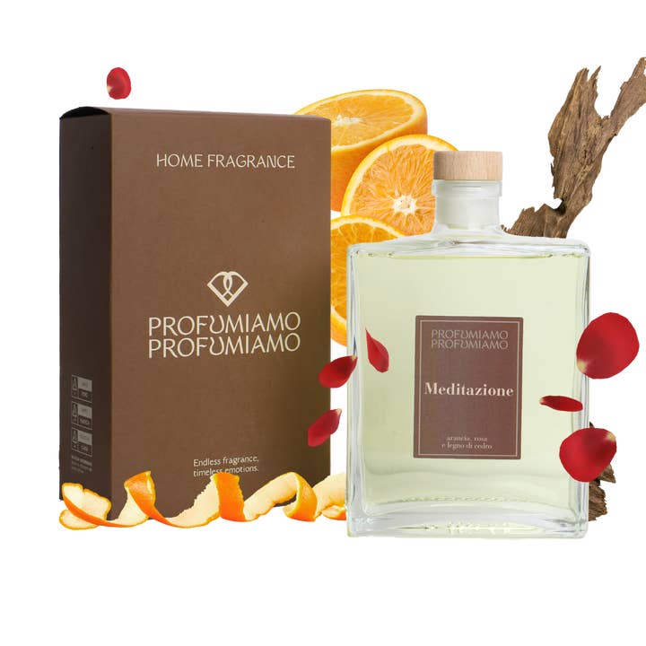 MEDITATION - Orange, Rose und Zedernholz für den Großhandel von Profumiamo