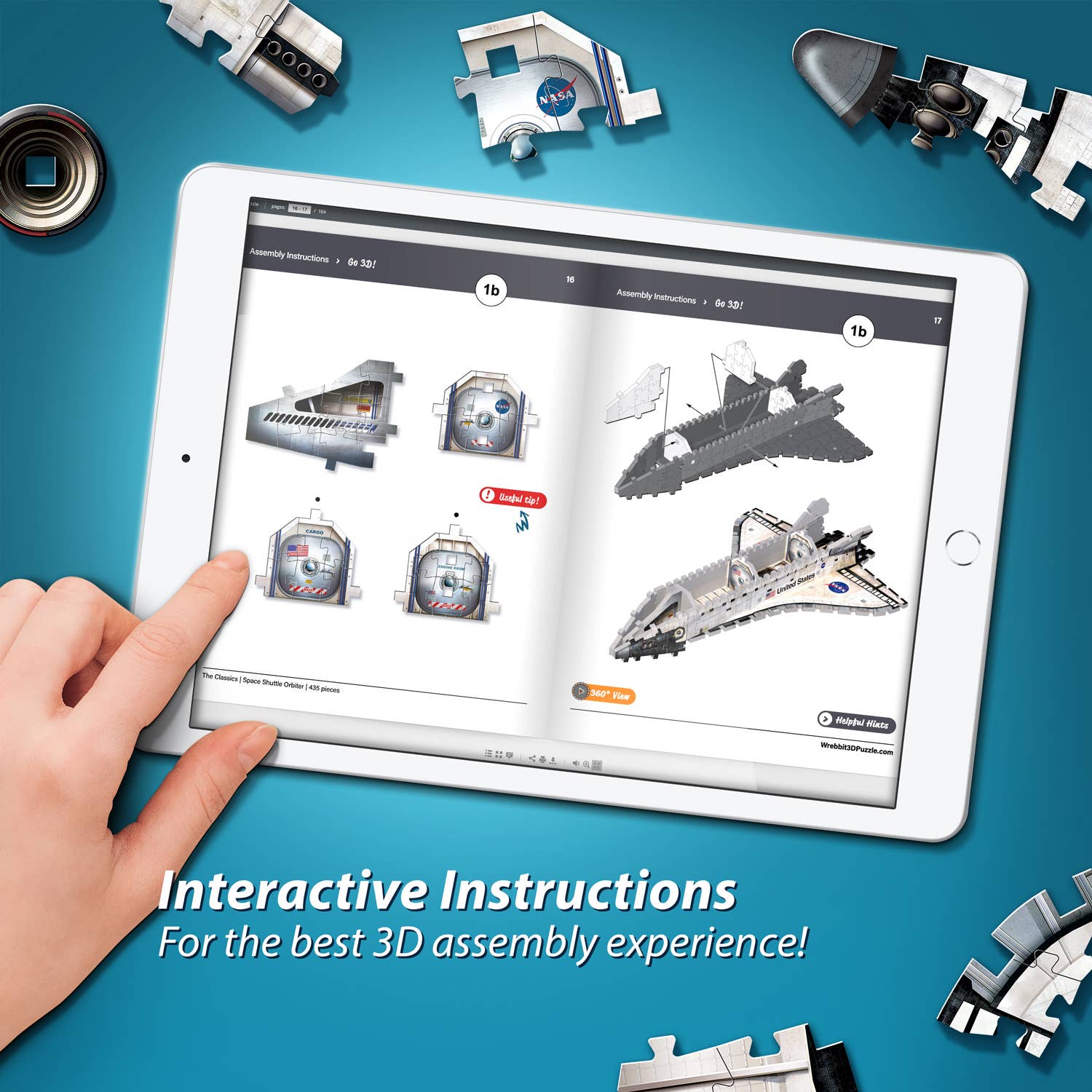 Wrebbit Puzzles Inc. - Vente Puzzle – adulte - Navette spatiale - Orbiter5