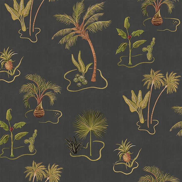 Carta da parati Solitude in antracite-nero per la vendita all'ingrosso da parte di Wear the Walls